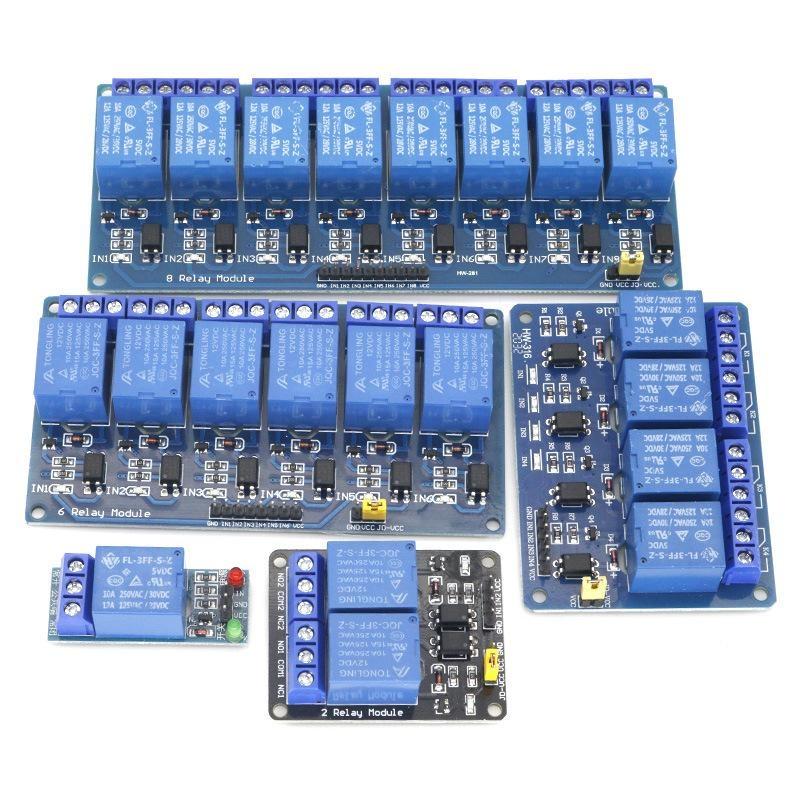 Relay 8 Channel Board - 1 pezzo, modulo relè isolato con