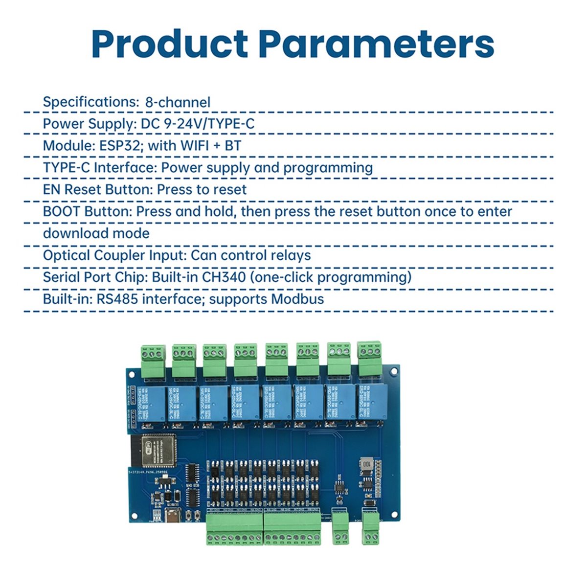 Modulo Relè a 8 Canali ad Alte - Relay 8 Channel Board recensione e prezzo